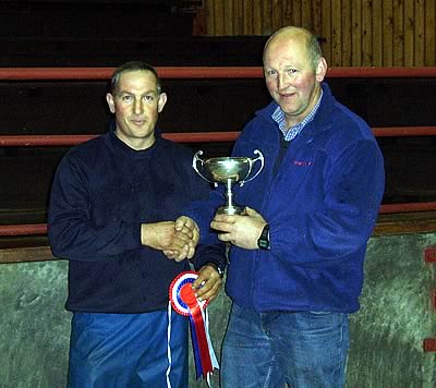 John Nicholson with judge David Dickinson